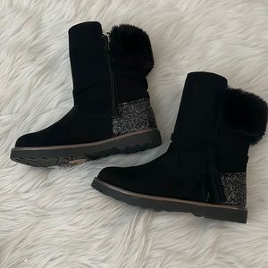 Girls black winter boots - nwt